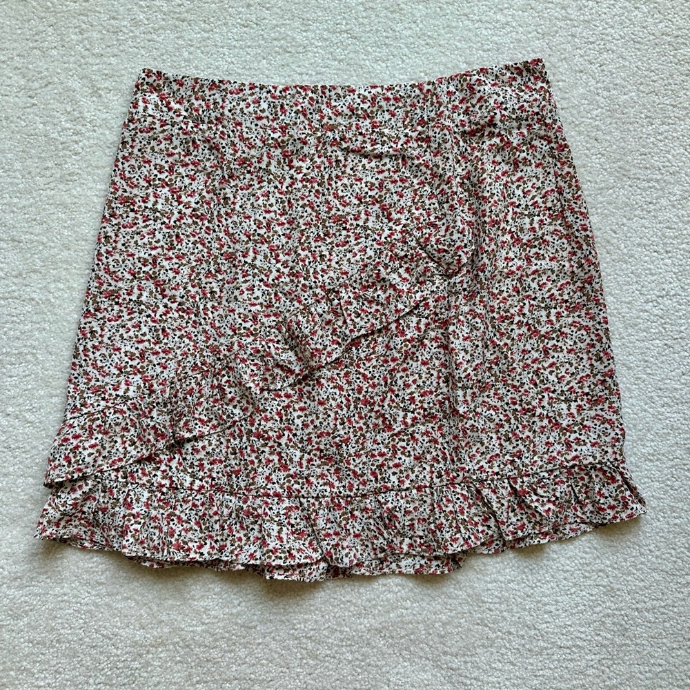 Princess Polly Floral Ruffle Skirt